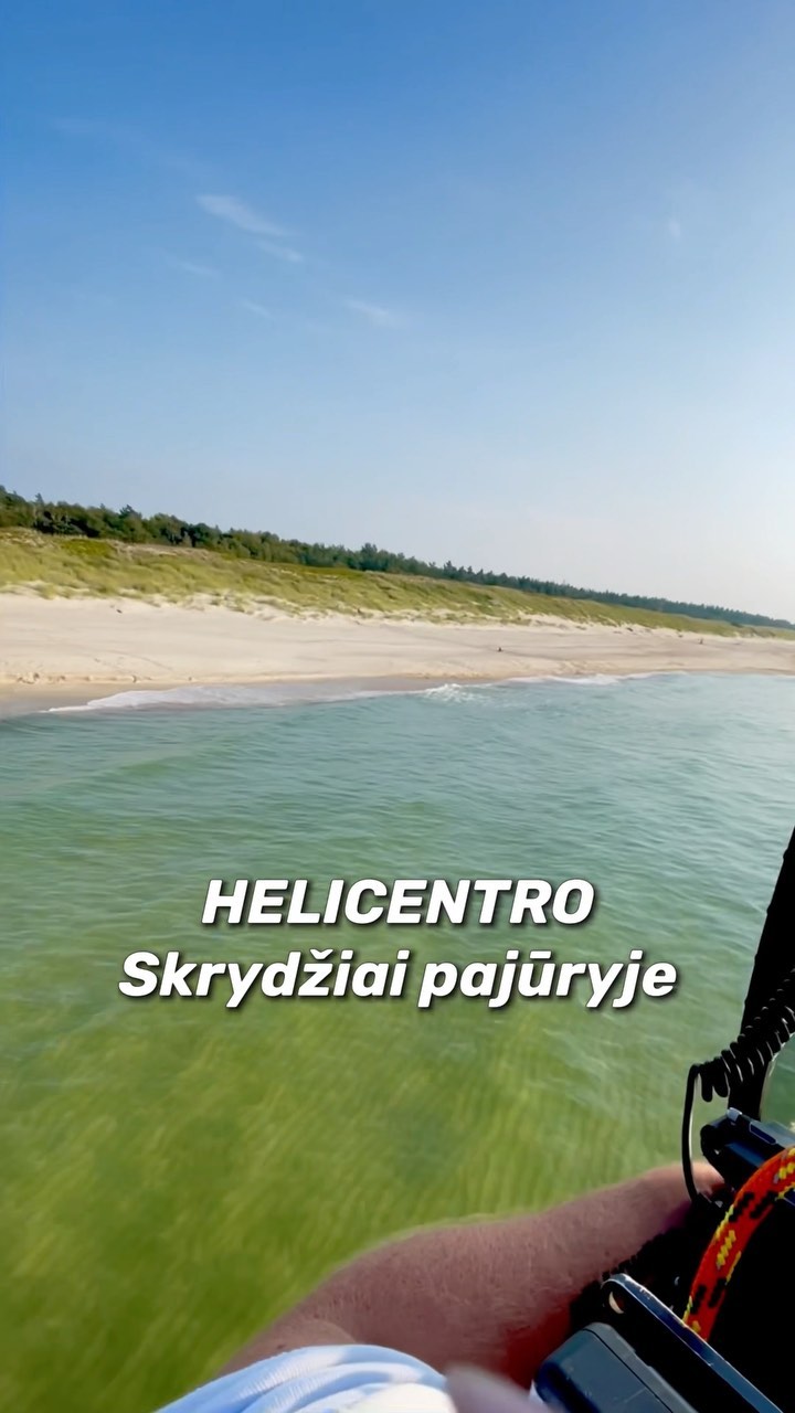 Helicentro Camp’as prie jūros 🚁⛱
Išbandyk naują patirtį — pažintinis skrydis virš jūros. 
Detaliau - profilyje ☝🏽